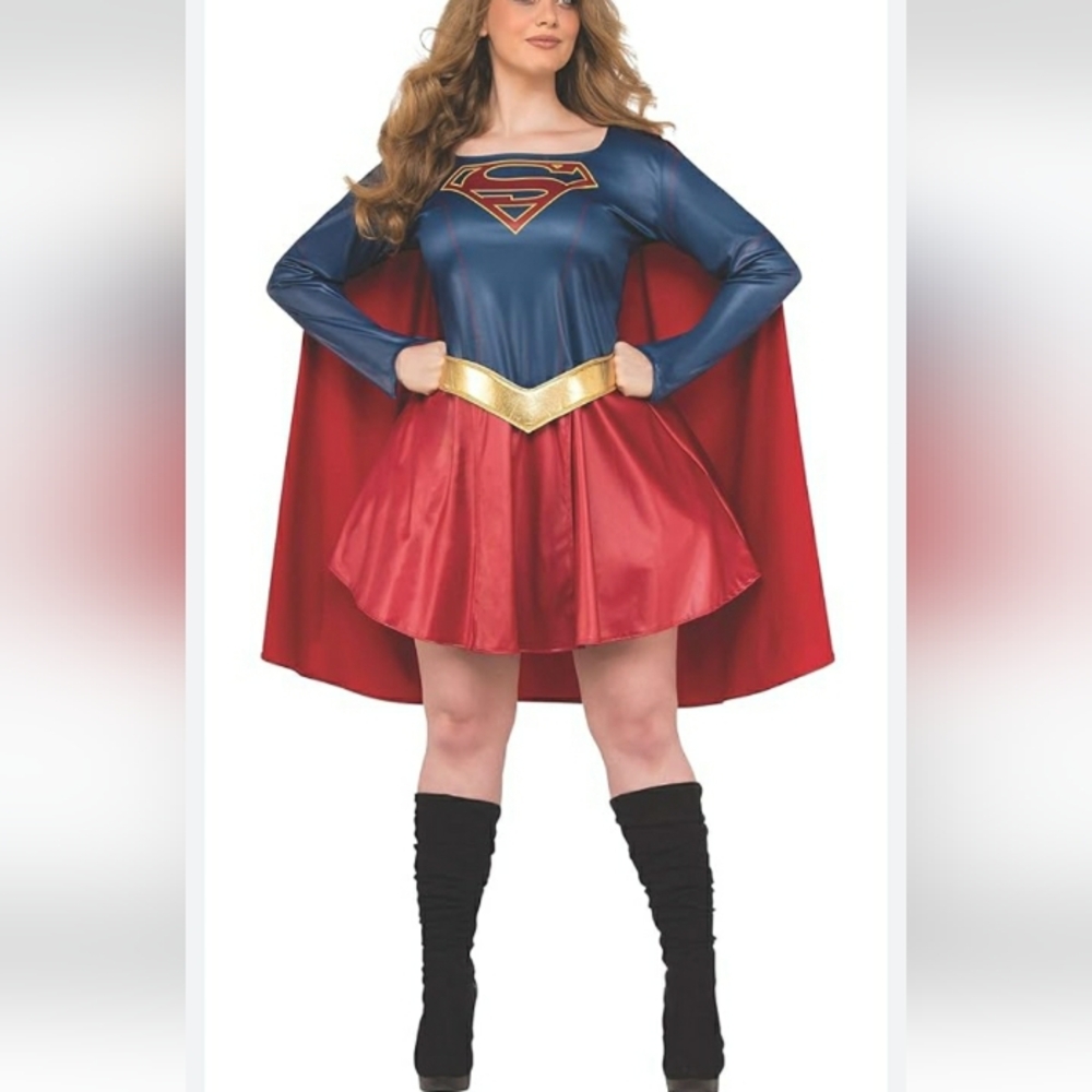 Size Medium Supergirl Halloween Costume Outfit New